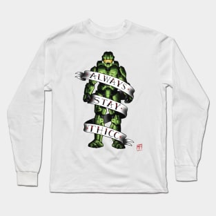 Thick Master Chief Long Sleeve T-Shirt